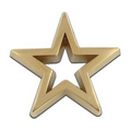 Star - Gold 3-D Cut-Out Pin